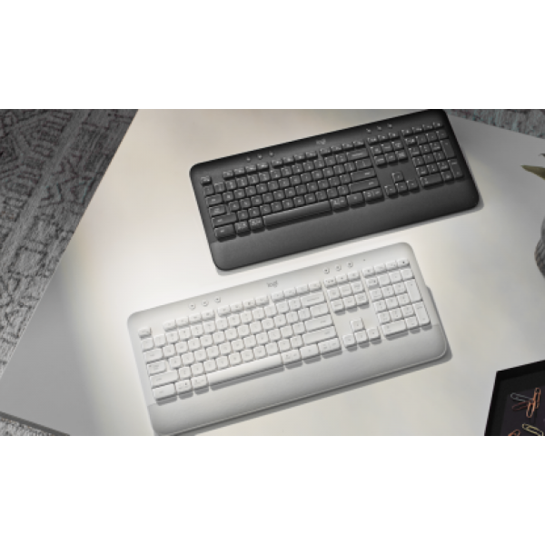 Logitech Signature K650 tastiera RF senza fili + Bluetooth QWERTZ Tedesco Grafite