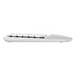 Logitech Wave Keys tastiera RF senza fili + Bluetooth QWERTZ Tedesco Bianco