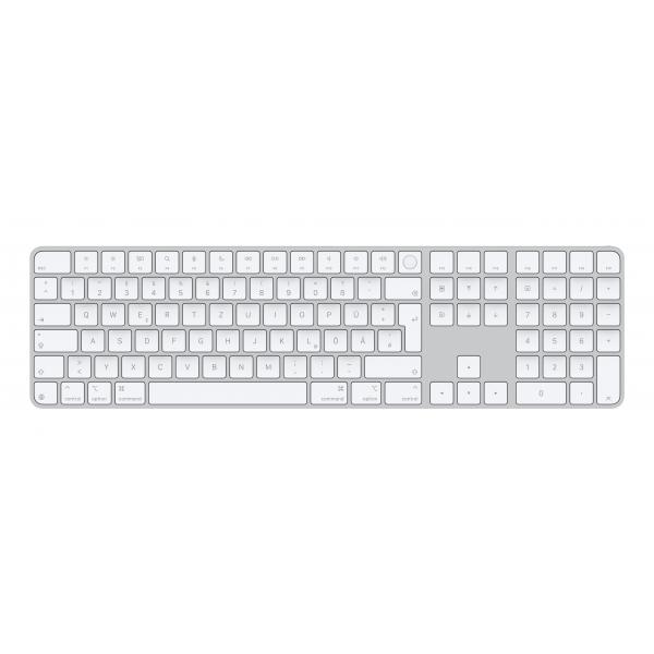 Apple Magic tastiera Universale USB + Bluetooth QWERTZ Tedesco Bianco