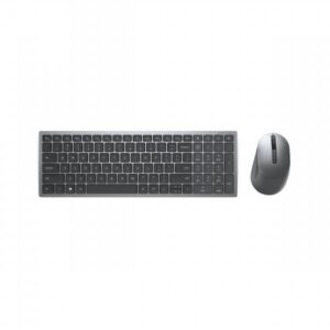 DELL KM7120W tastiera RF senza fili + Bluetooth QWERTZ Tedesco Grigio, Titanio
