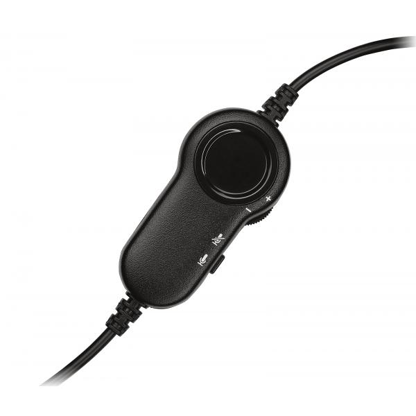 Logitech H151 Cuffia Padiglione auricolare Connettore 3.5 mm Nero