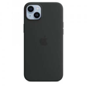 Apple Custodia MagSafe in silicone per iPhone 14 Pro - Mezzanotte