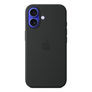 Apple Custodia MagSafe in silicone per iPhone 16 - Nero