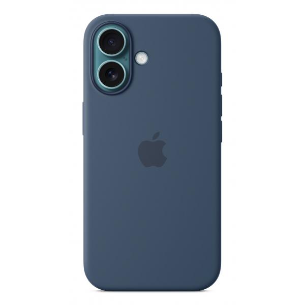 Apple Custodia MagSafe in silicone per iPhone 16 - Denim