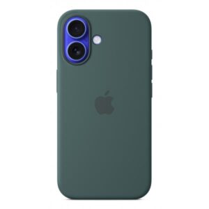 Apple Custodia MagSafe in silicone per iPhone 16 - Verde lago