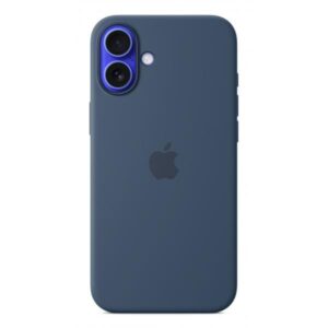 Apple Custodia MagSafe in silicone per iPhone 16 Plus - Denim