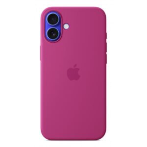 Apple Custodia MagSafe in silicone per iPhone 16 Plus - Fucsia