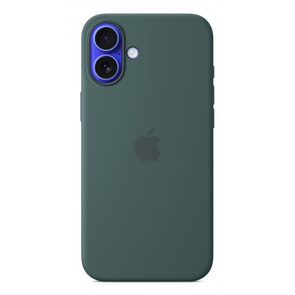 Apple Custodia MagSafe in silicone per iPhone 16 Plus - Verde lago