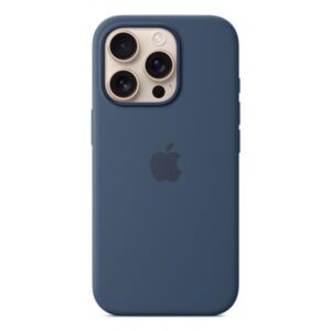 Apple Custodia MagSafe in silicone per iPhone 16 Pro - Denim