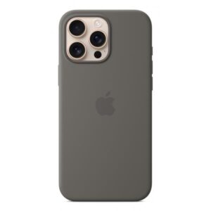 Apple Custodia MagSafe in silicone per iPhone 16 Pro Max - Grigio pietra