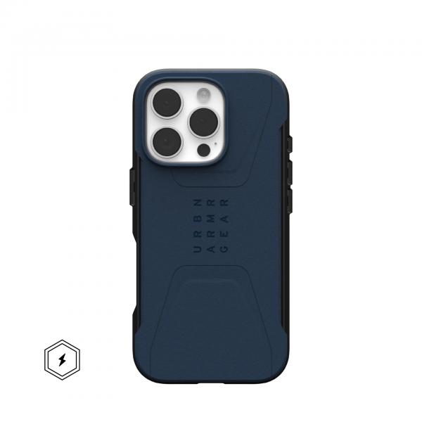 Urban Armor Gear Civilian custodia per cellulare 16 cm (6.3") Cover Blu marino