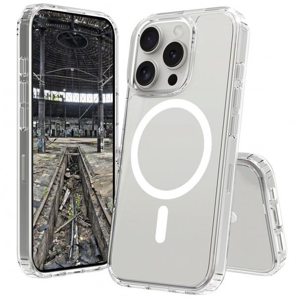 JT BERLIN Pankow Clear MagSafe custodia per cellulare 16 cm (6.3") Cover Trasparente