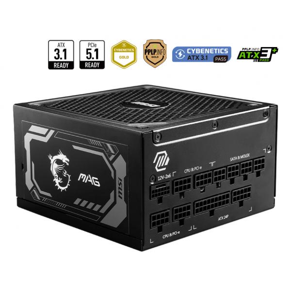 Power SupplyMSI MAG A1250GL PCIE5