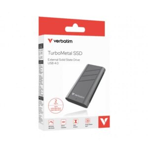 TurboMetal SSD 2 TB, Externe SSDUSB-C 3.2 Gen 2 (10 Gbit/s)