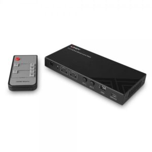 2x2 8K60 Matrix HDMI Switch black , EDID Management, Fernbedienung