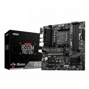 B550M PRO-VDH, scheda madre nera