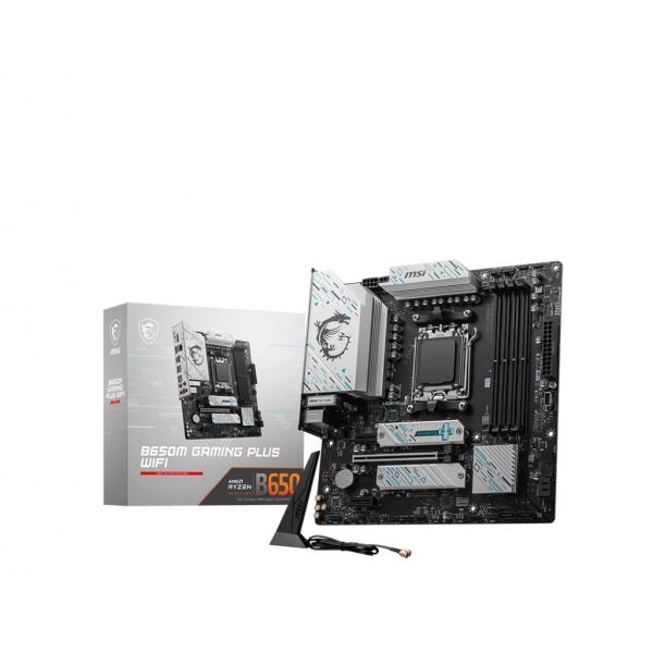 B650M GAMING PLUS WIFI, scheda madre nera /silver