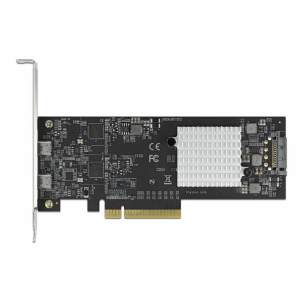 PCIe x8 > 2x esterno USB-X 3.2 Gen 2x2