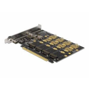 PCIe 16x Karte > 4x interno NVMe M.2, Controller