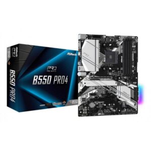B550 Pro4, scheda madre nera /silver