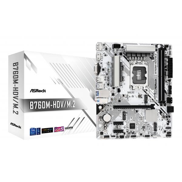 B760M-HDV/M.2 WHITE, Mainboard white