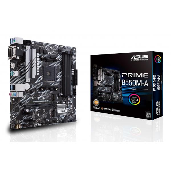 PRIME B550M-A/CSM, scheda madre nera /silver