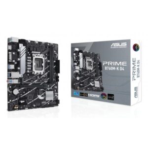 PRIME B760M-K D4, scheda madre nera /silver