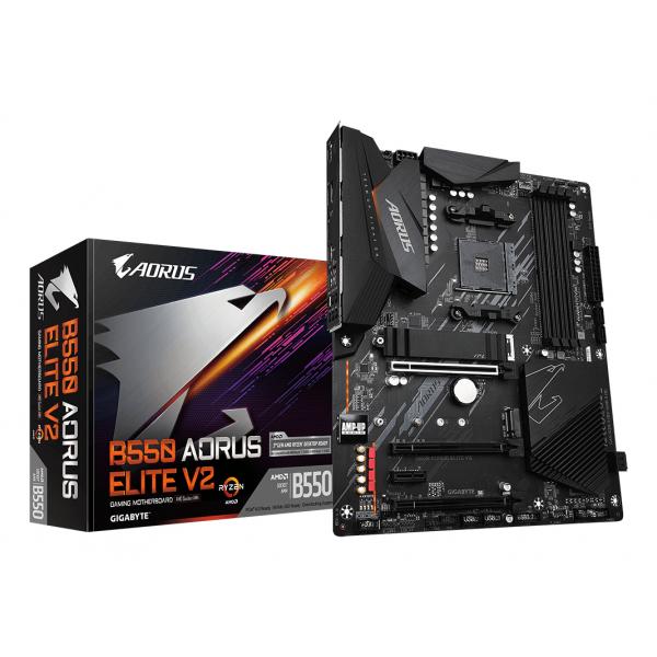 B550 AORUS ELITE V2, Mainboarddunkelgrigio