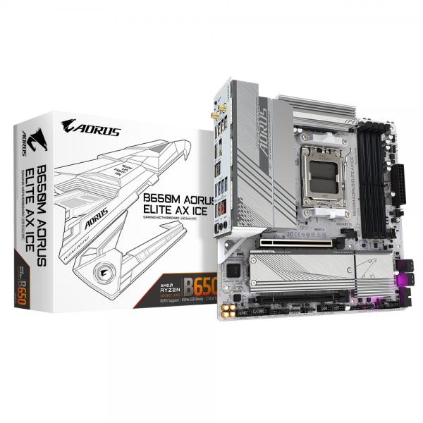 B650M AORUS ELITE AX ICE, Mainboard