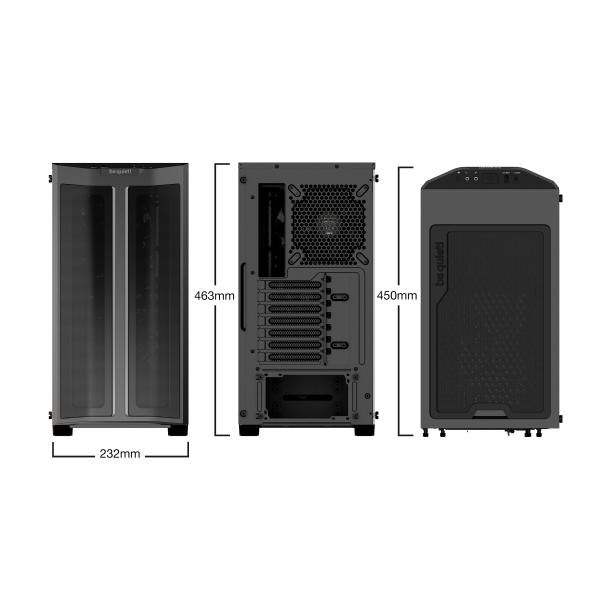 PC- Case BeQuiet Pure Base 500 FX schwarz
