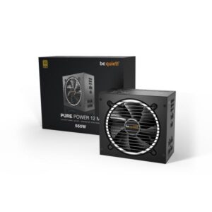 Pure Power 12M 550W, alimentatore per pc  black , 3x PCIe, Cavo-Management, 550 Watt