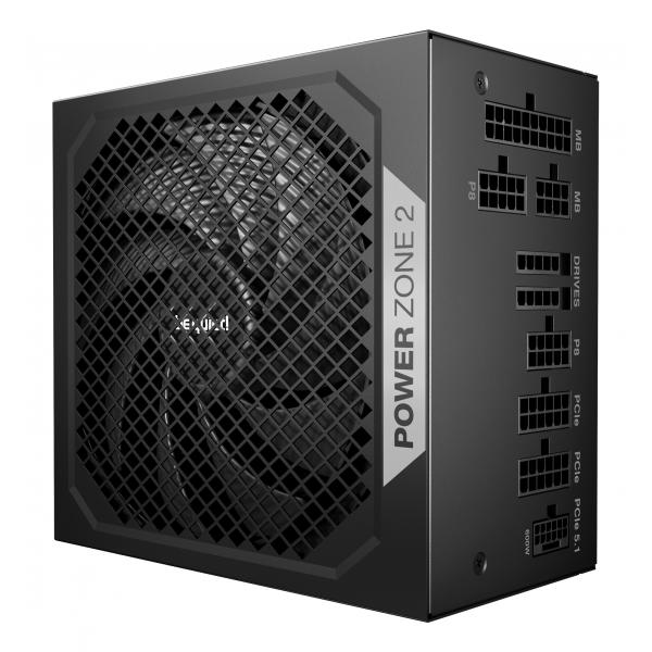 POWER ZONE 2 1000W, alimentatore per pc  nero , 1x 12 Pin High Power GPU, 3x PCIe, 1000 Watt
