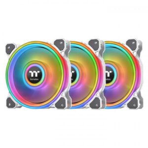 Riing Quad 14 RGB Radiator Fan TT Premium Edition 3 Pack, ventola del case white , 3er Set, 1x Controller
