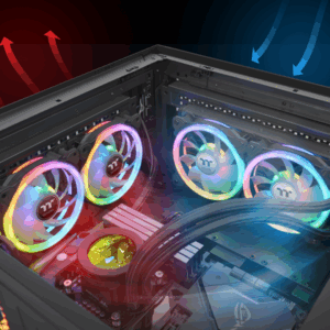 SWAFAN 12 RGB 120x120x25, ventola del case black , 3er Pack, inkl Controller