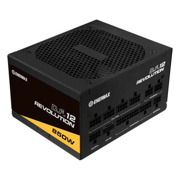 Revolution D.F.12 850W, alimentatore per pc  black , 1x 12-Pin GPU connessione , 3x PCIe, Cavomanegement, 850 Watt