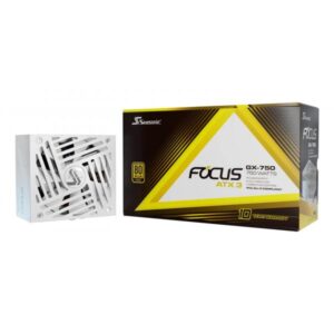 FOCUS GX-1000 1000W ATX3.0 White Edition, alimentatore per pc bianco , 1x 12VHPWR, 3x PCIe, Kabel-Management, 1000 Watt