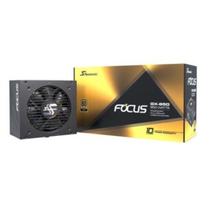 FOCUS GX-850-V4 850W ATX3.1,  alimentatore per pc nero , 1x 12-Pin High Power GPU, 3x PCIe, Kabel-Management, 850 Watt