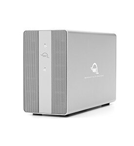 Mercury Elite Pro Dual con 3-Port USB Hub, box esterno silver, USB 10Gb/s esterno  Storage Solution