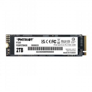 P320 2 TB, SSDPCIe 3.0 x4, NVMe 1.3, M.2 2280