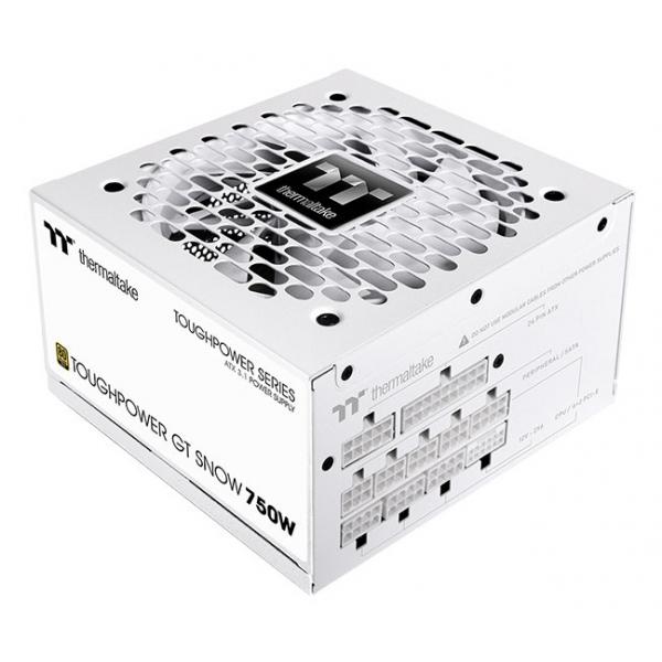 Toughpower GT Snow 750W,  alimentatore bianco , 1x 12-Pin High Power GPU, 4x PCIe, Kabelmanagement, 750 Watt