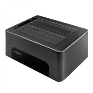 HDD Dockingstation LogiLink Quickport USB 3.0 2-Port f?r 2,5/3,5 SATA HDD/SSD QP0029