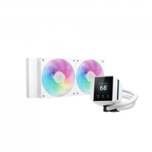 MYSTIQUE 240 ARGB, raffreddamento ad acqua bianco