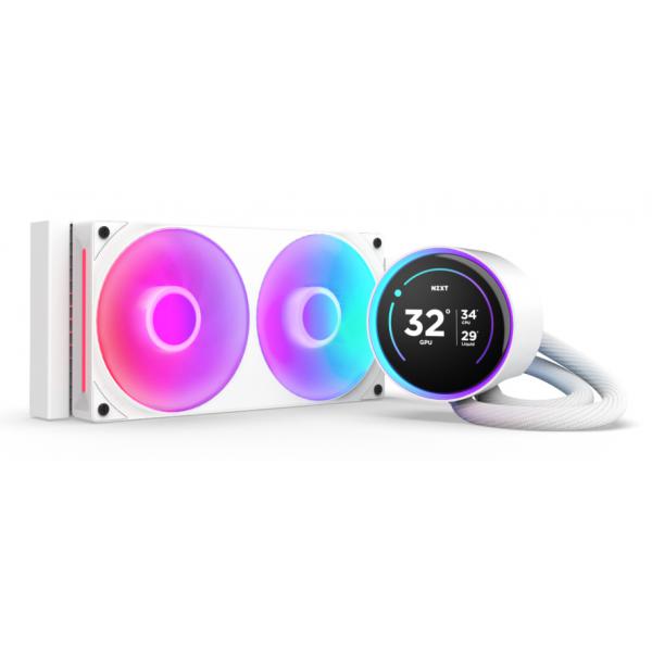 Kraken Elite 240 RGB 240 mm, raffreddamento ad acqua bianco