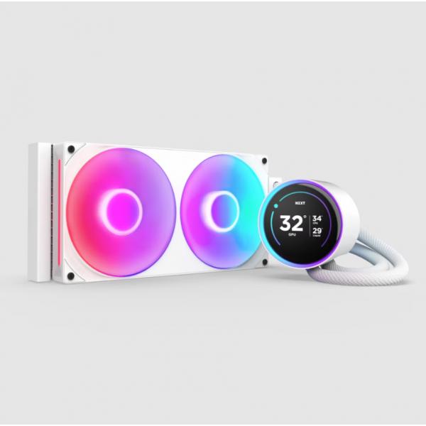 Kraken Elite 280 RGB 280mm, raffreddamento ad acqua white