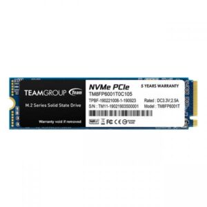 SSD Teamgroup 1TB MP33 PCIe M.2 TM8FP6001T0C101 PCIe 3.0 x4 NVME