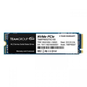 MP33 2 TB, SSDPCIe 3.0 x4, NVMe 1.3, M.2 2280