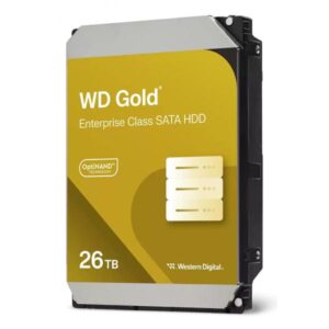 Gold Enterprise Class 26 TB, hard disk internoSATA 6 Gb/s, 3,5", WD Gold