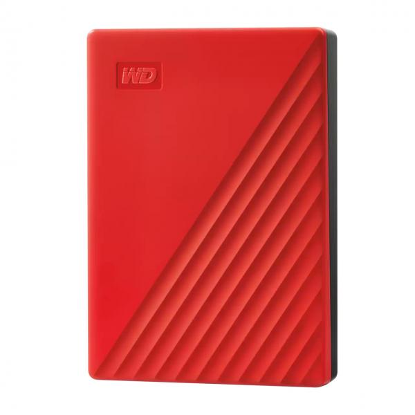 My Passport 6TB, Externe hard disk  rosso , Micro-USB-B 3.2 Gen 1