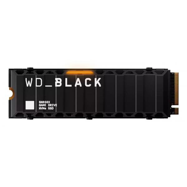 Black SN850X NVMe SSD 8 TB white , PCIe 4.0 x4, NVMe, M.2 2280, Kühlkörper