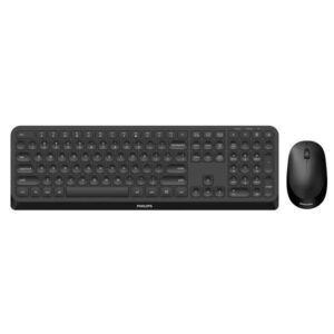 KIT PHILIPS SPT6307B/34 TASTIERA (tasti bassi) + MOUSE WIRELESS Nero